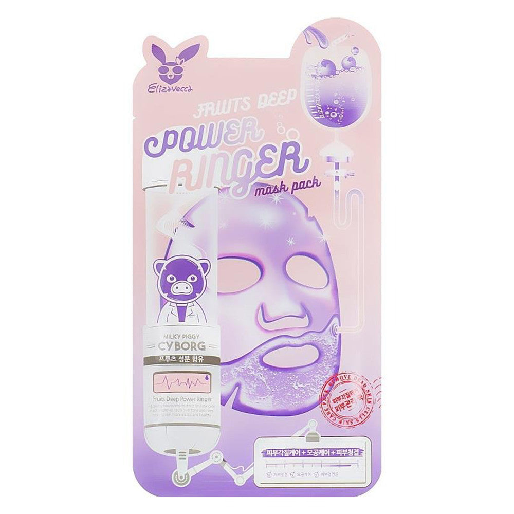 Elizavecca Fruits Deep Power Ringer Face Mask Pack 1Ea